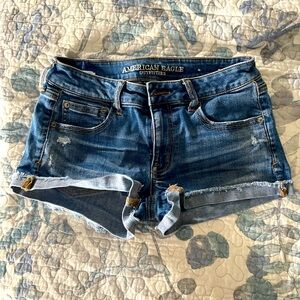 American eagle jean shorts